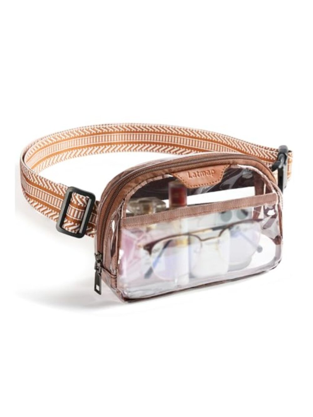 Clear Fanny Pack Stadium Approved Waterproof TPU Crossbody Bag